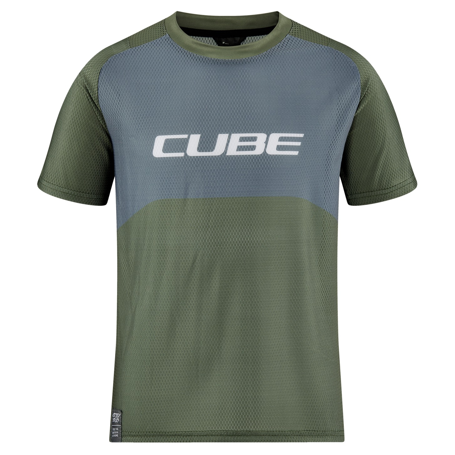 Tricou Cube Vertex Rookie S/S Tm Olive/Grey