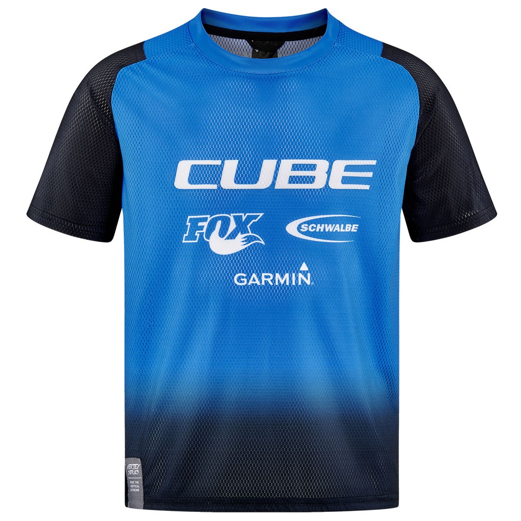 Tricou Cube Vertex Rookie X Actionteam S/S Black/Blue