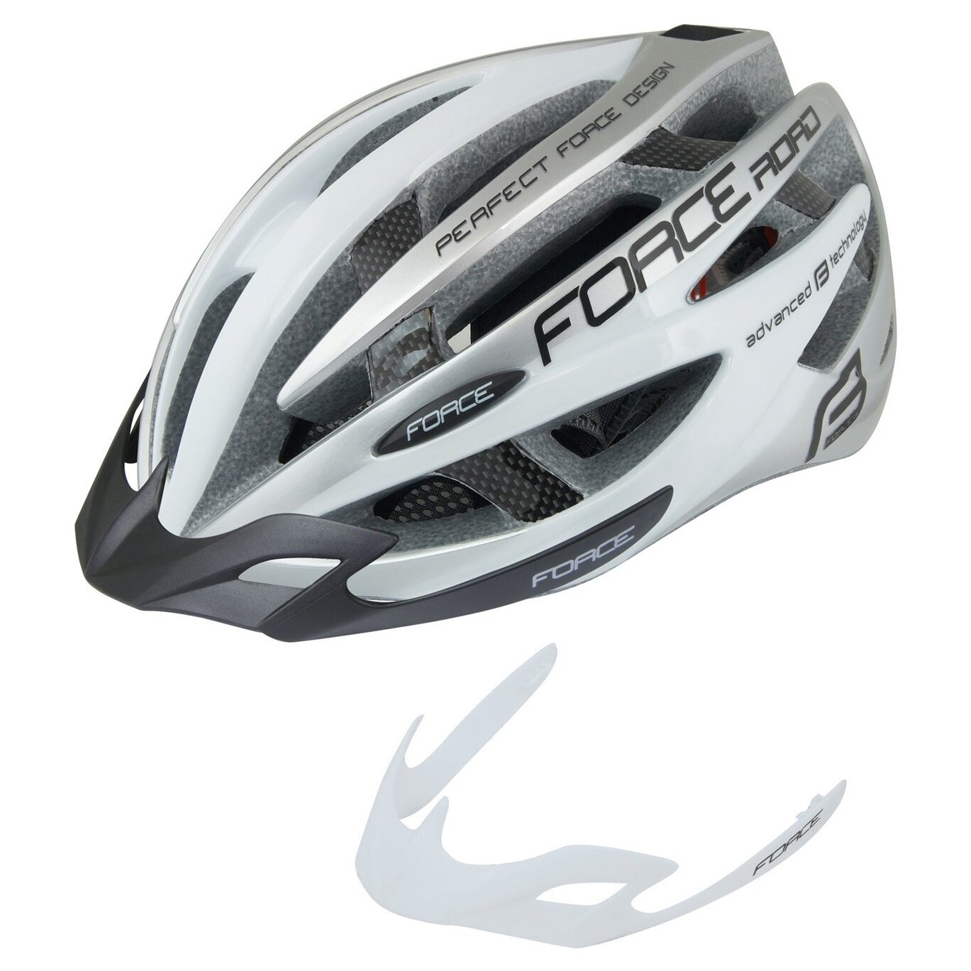 Casca Force Road Alb/Gri