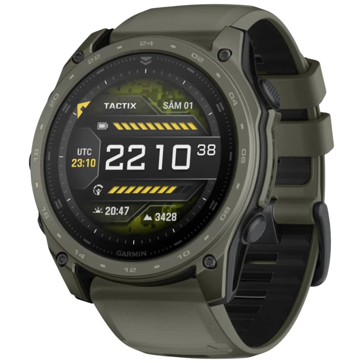 Ceas Garmin Tactix 8 AMOLED Cerakote - 51 mm