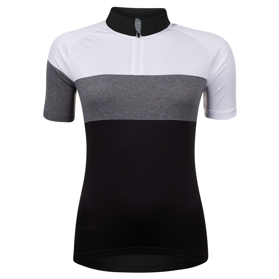 Tricou Force View Lady Maneci Scurte Negru/Alb/Gri