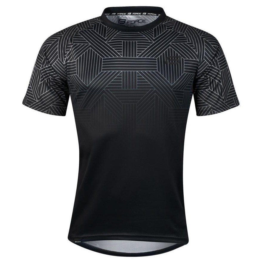 Tricou Ciclism Force City Negru/Gri
