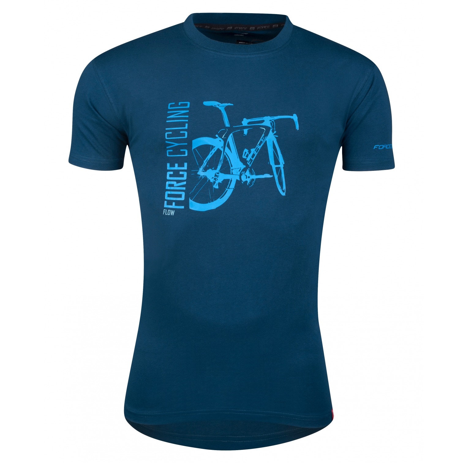 Tricou Force Flow Maneci Scurte Albastru