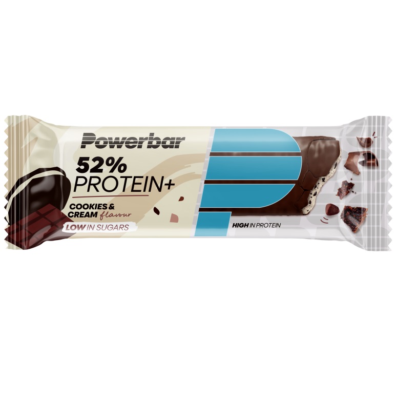 Baton proteic PowerBar 52% Pretein Plus Aroma de Biscuiti cu frisca, 50g