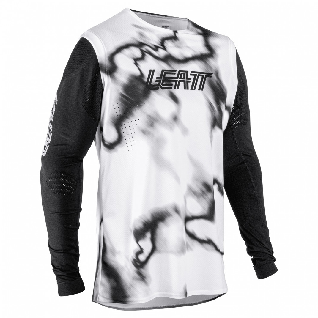 Tricou Leatt Mtb Gravity 8.0 Heatmap White