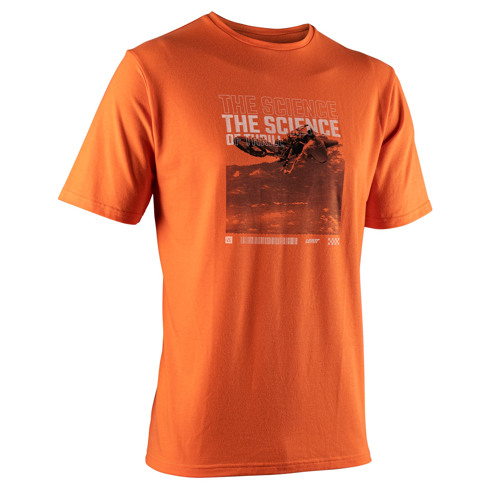 Tricou Leatt Core Peach Orange