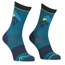 Sosete merino barbati Ortovox Alpine Light Comp Mid-Albastru/Bleumarin-45-47