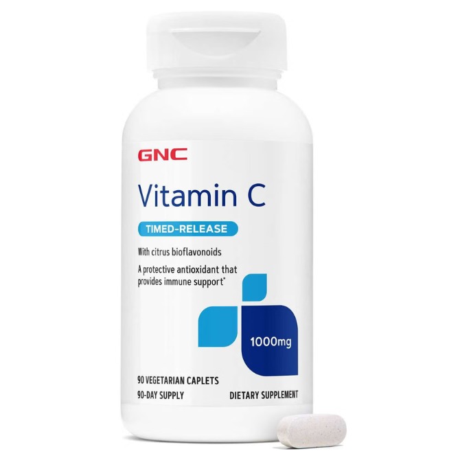 Vitamina C 1000 MG cu bioflavonoide si eliberare prelungita GNC 90 tb