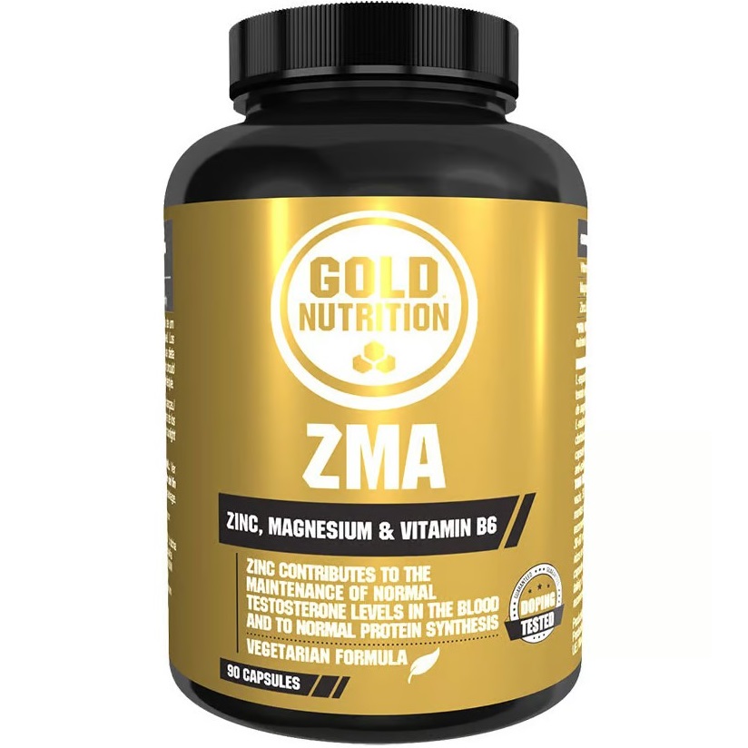 Supliment alimentar Zinc, magneziu si vitamina B6 Gold Nutrition ZMA, 90 capsule