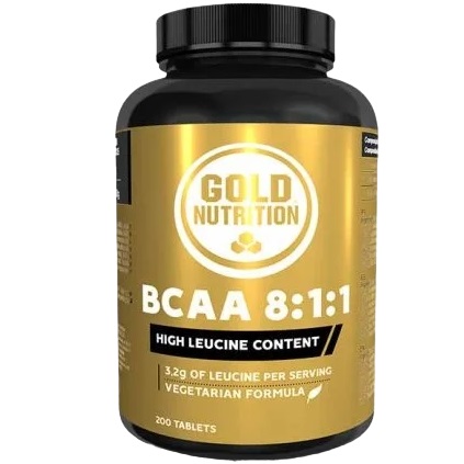 Aminoacizi Gold Nutrition BCAA 8:1:1, 200 tablete