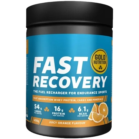 Pudra refacere dupa efort Gold Nutrition Fast Recovery Aroma de Portocale, 600g