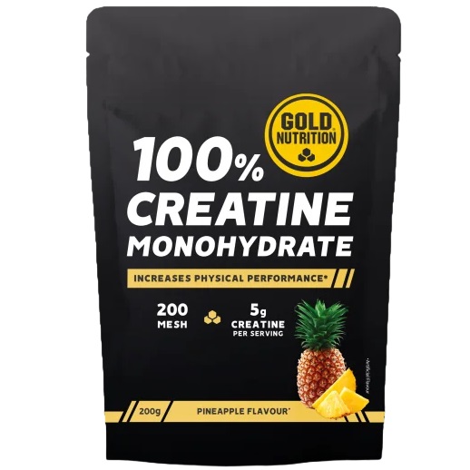 Creatina monohidrata GoldNutrition Aroma de Ananas, 200g