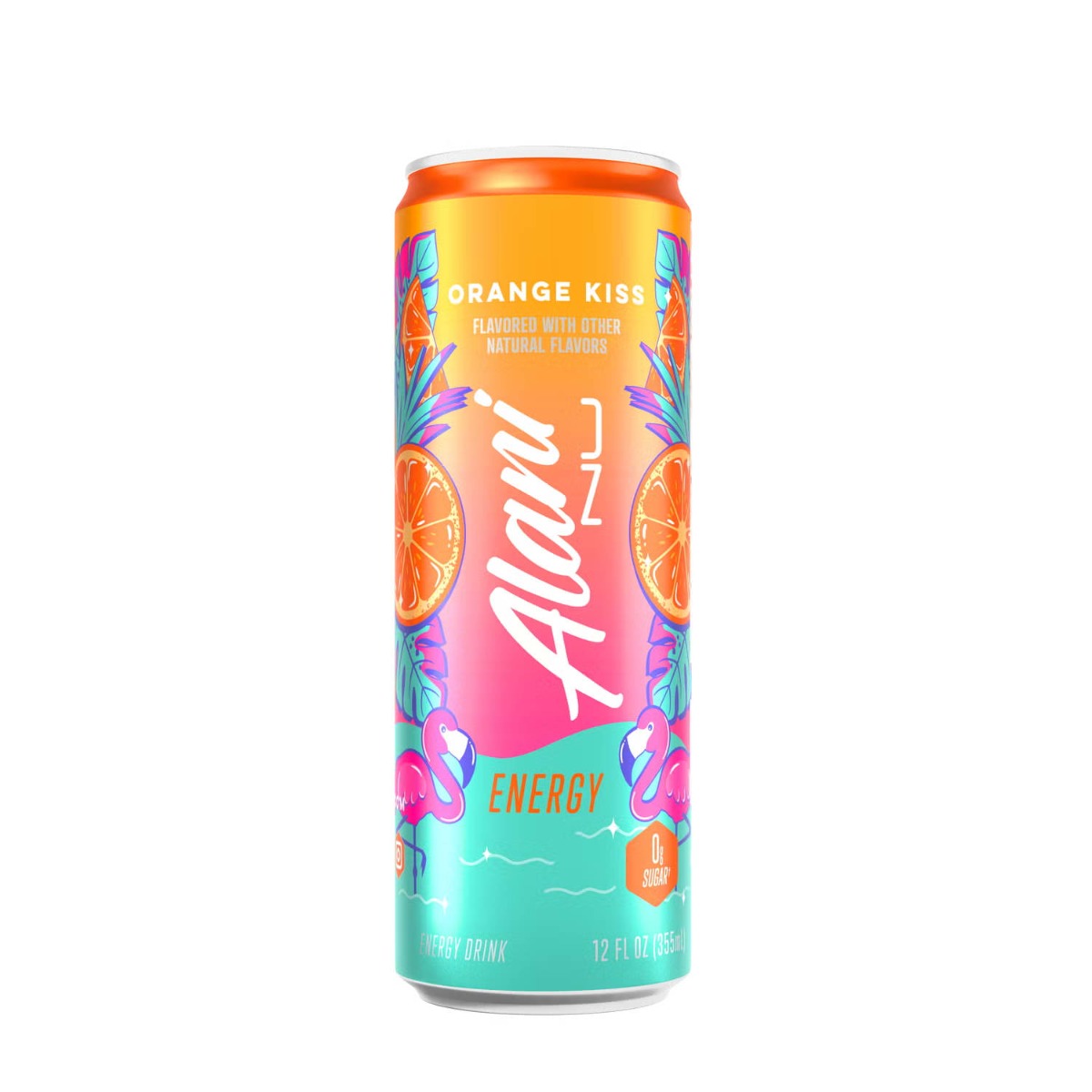 Energizant cu Aroma de Orange Kiss Alani Nu Energy 355 Ml