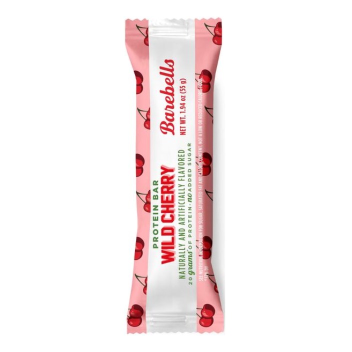 Baton proteic cu aroma de cirese Barebells Protein Bar Wild Cherry, 55Gr