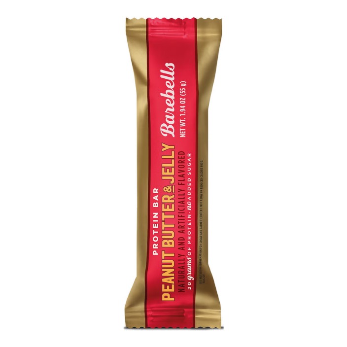 Baton proteic cu aroma de unt de arahide si jeleu fructat Barebells Protein Bar With Peanut Butter & Jelly Flavor, 55 Gr