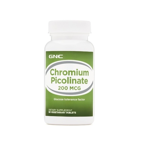 Supliment alimentar GNC Crom Picolinat 200 mcg 90 TB