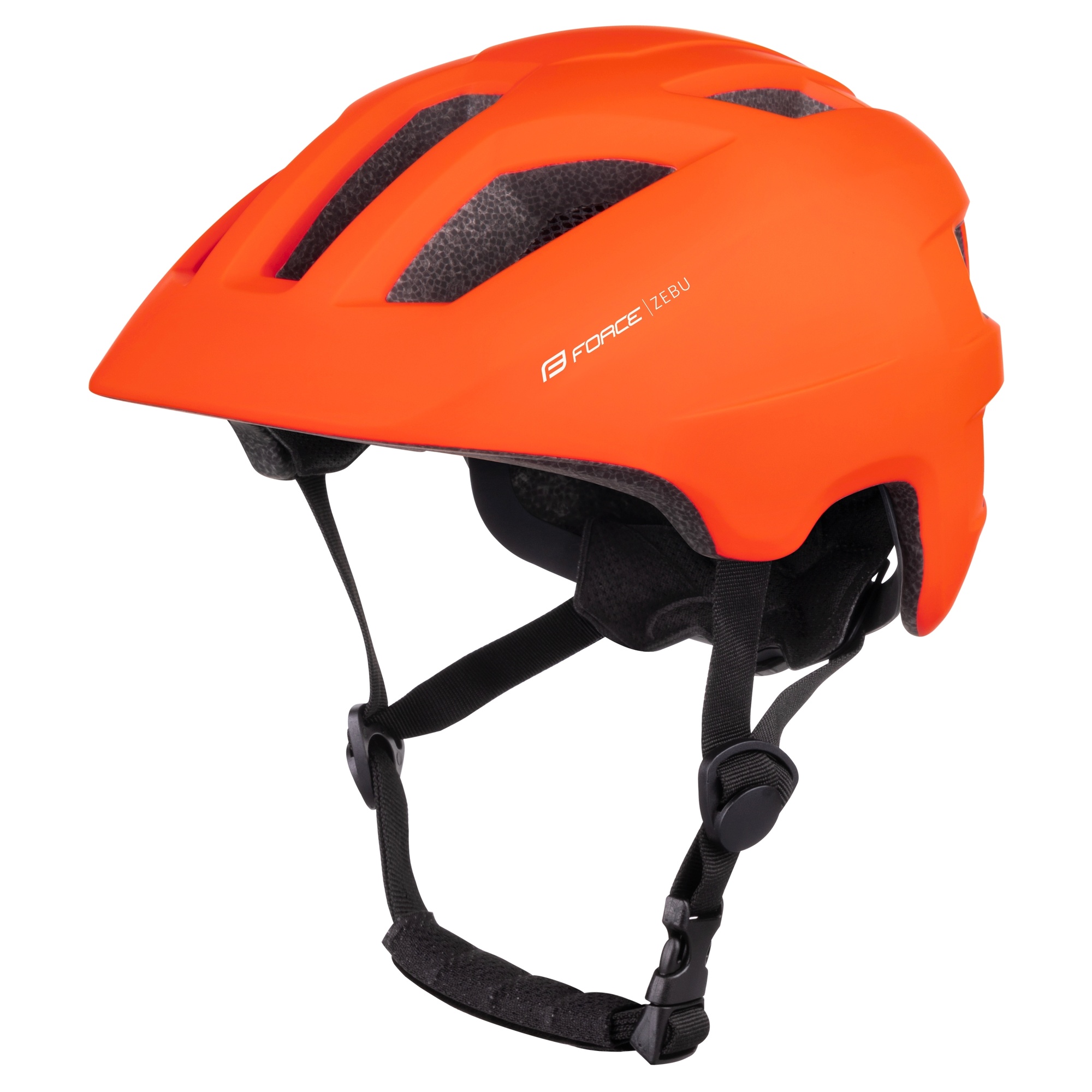 Casca Force Zebu Cu Lumina Orange