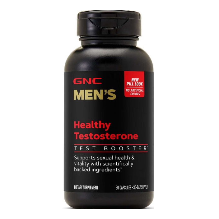 Performanta si echilibru hormonal GNC Men's Healthy Testosterone, Formula Avansata Pentru Vitalitate Masculina 60 tb