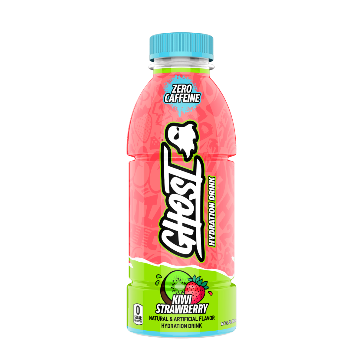 Bautura pentru Rehidratare cu Aroma de Kiwi si Capsuni Ghost Hydration Drink Kiwi Strawberry Flavor 500 Ml