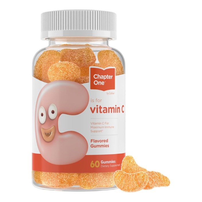Vitamina C pentru copii sub forma de jeleuri cu Vitamina C Zahler Chapter One Kids Vitamin C, Kosher Certified, Flavored Gummies 60 jeleuri