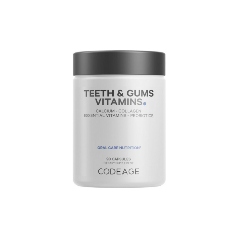 Daily Multivitamins & Minerals + Collagen Codeage Teeth & Gums Vitamins Complex de Vitamine Minerale si Colagen pentru Dinti si Gingii 90 Cps