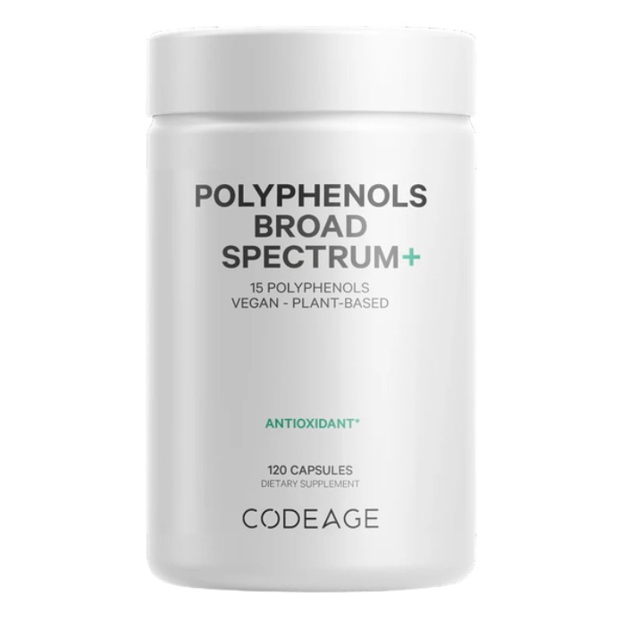 Formula pentru protectie celulara si vitalitate zilnica Codeage Polyphenols Broad Spectrum, 120 cps