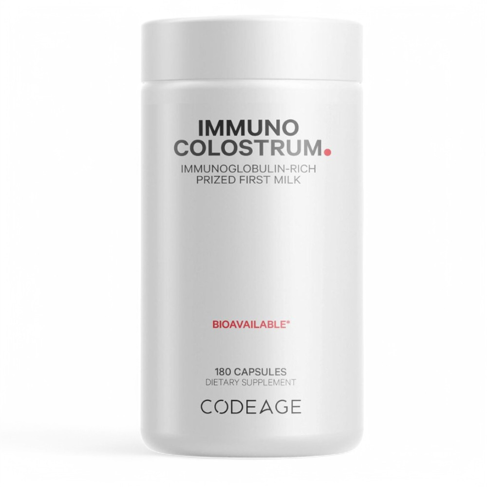 CodeAge Immuno Bovine Colostrum, Colostru Bovin Bogat in Imunoglobuline, 180 cps