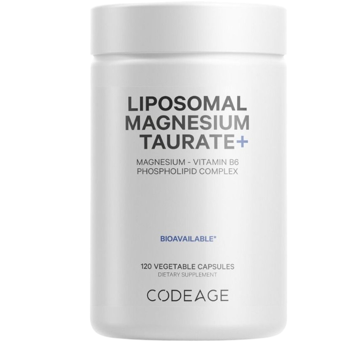 Magneziu Taurat Lipozomal GNC cu Vitamina B6, 120 cps
