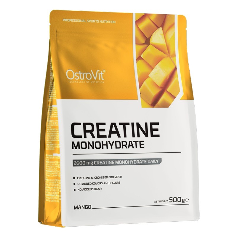 Creatina monohidrata OstroVit Aroma de Mango, 500g