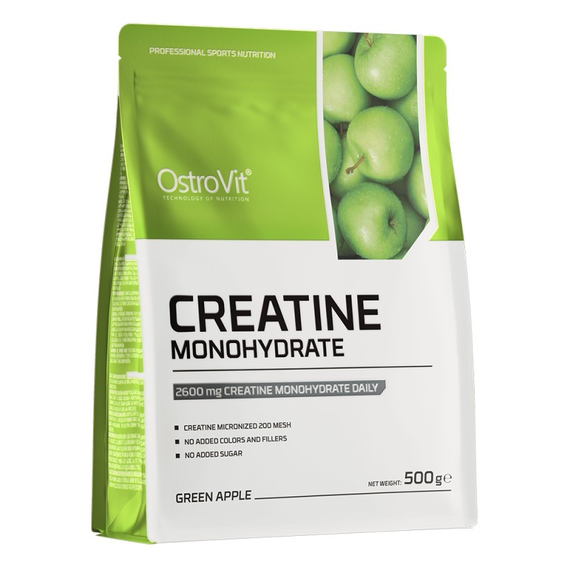 Creatina monohidrata OstroVit Aroma de Mere, 500g