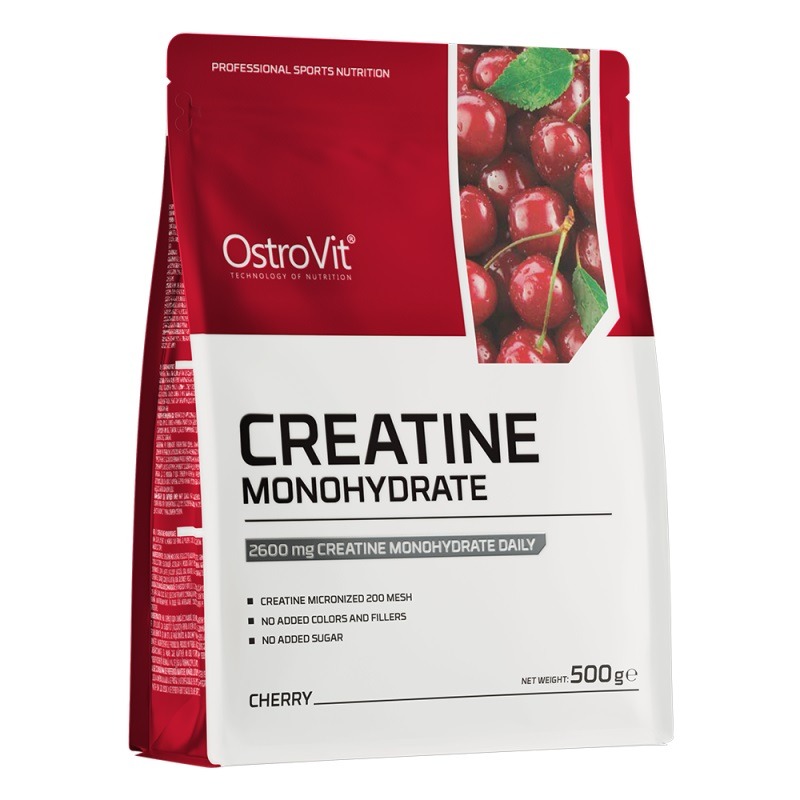 Creatina monohidrata OstroVit Aroma de Cirese, 500g