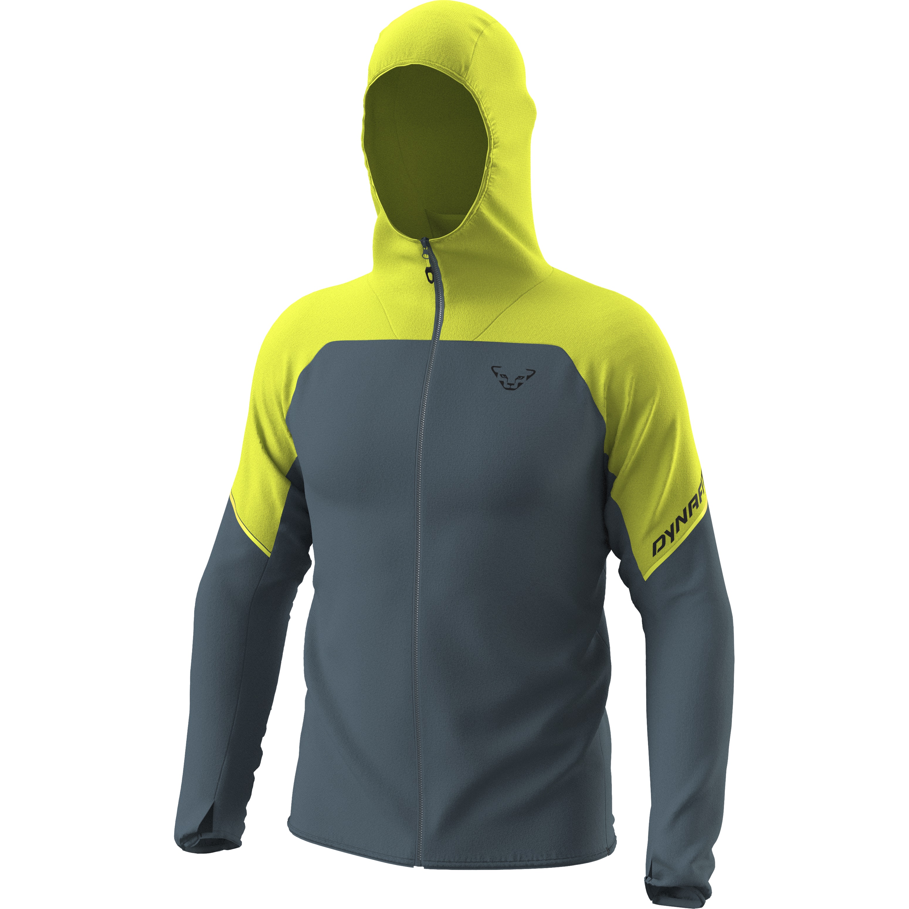 Jacheta alergare trail barbati Dynafit Alpine Wind-Gri/Verde-XL