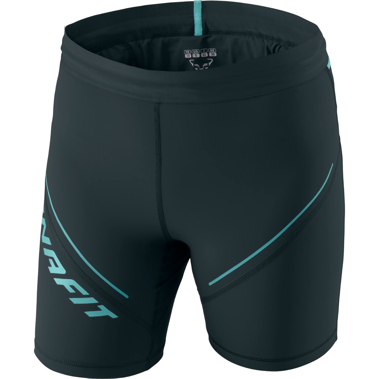 Colanti scurti alergare dama Dynafit Vertical 2-Negru/Bleu-46/40