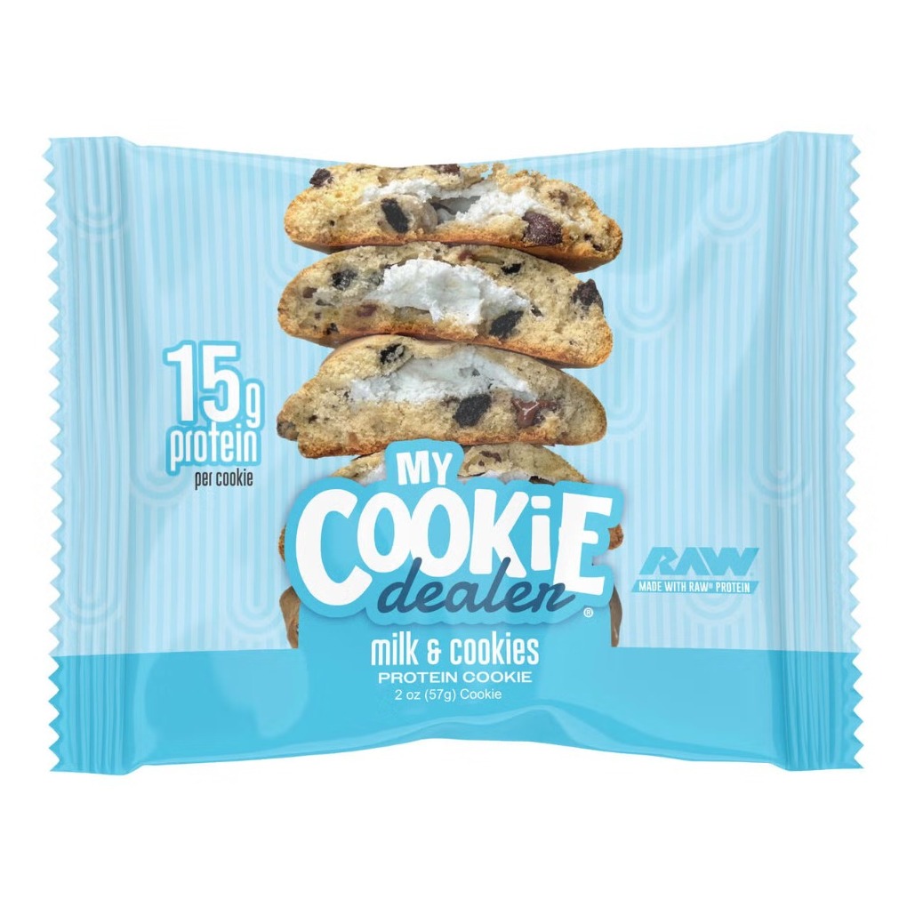 Biscuit proteic cu aroma de biscuiti cu lapte My Cookie Dealer Protein Cookie, Milk & Cookies 63 Gr