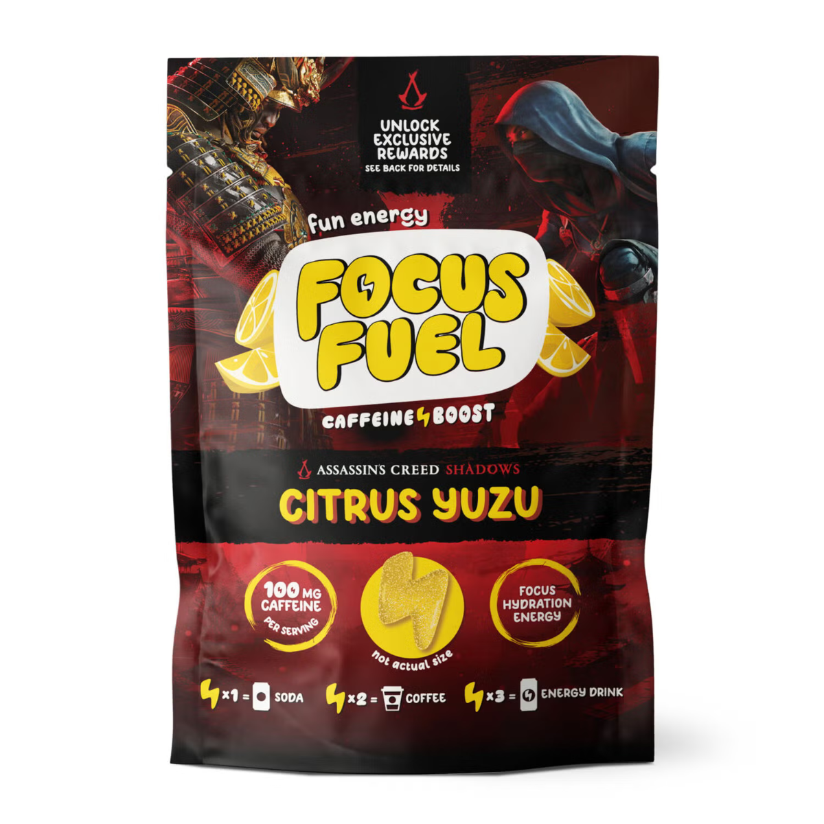 Jeleuri cu Cafeina pentru Energie Focusfuel Caffeine Boost Gummies Focus si Concentrare 18 G