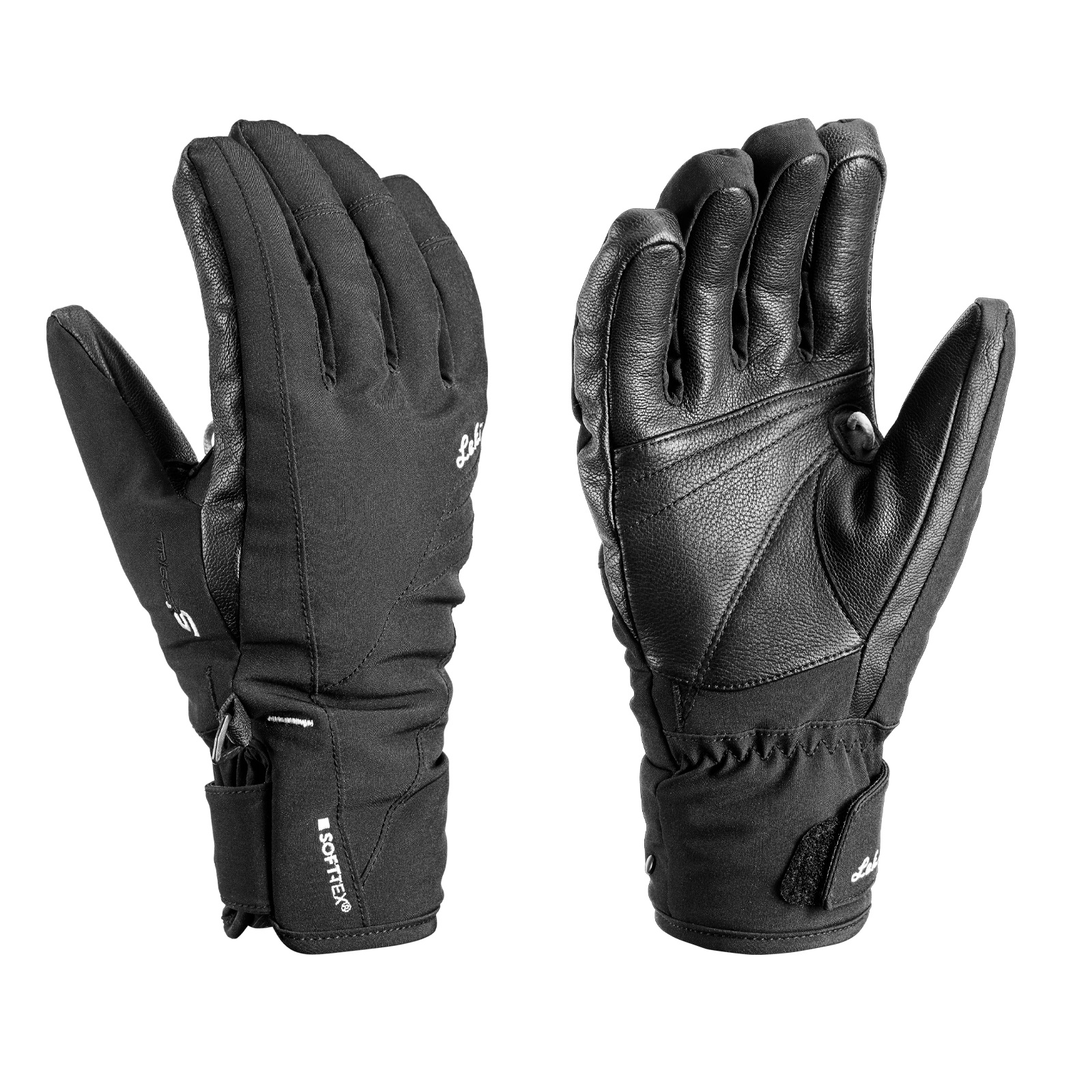 Manusi schi dama Leki Cerro S-Negru-8.5