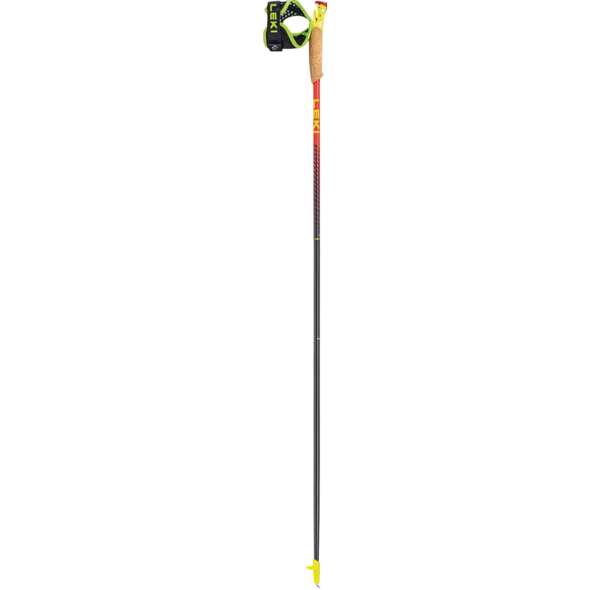 Bete alergare Leki Vertical K-Gri/Rosu-120 cm