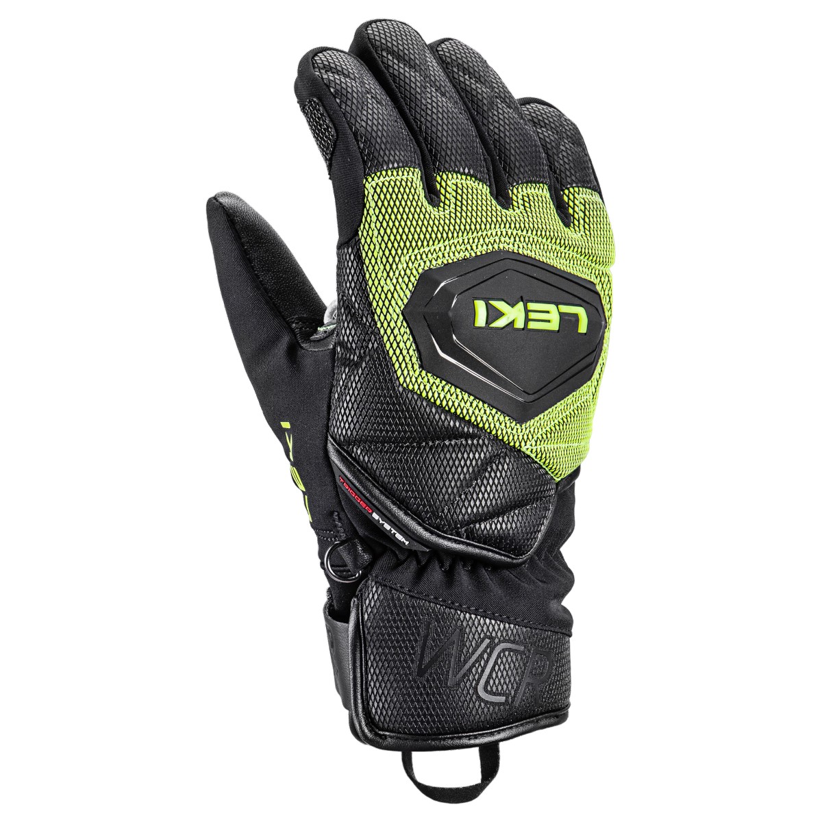 Manusi schi copii Leki HS WCR Coach 3D-Negru/Lime-4