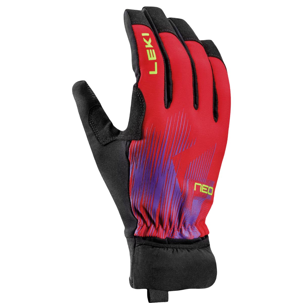 Manusi alergare Leki Neotrail Storm-Negru/Rosu-8