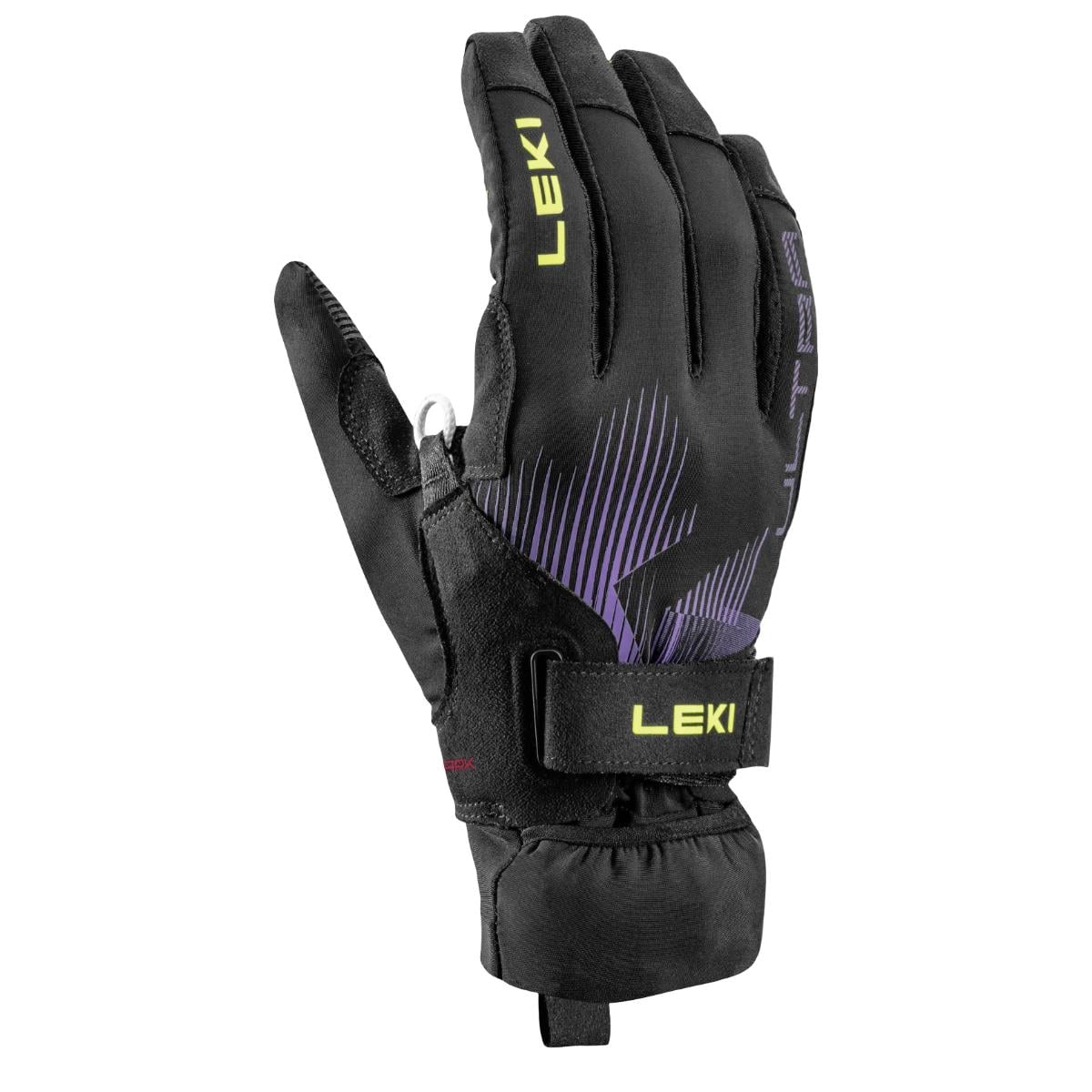 Manusi alergare Leki Ultra Trail Storm TR-Negru/Galben-6