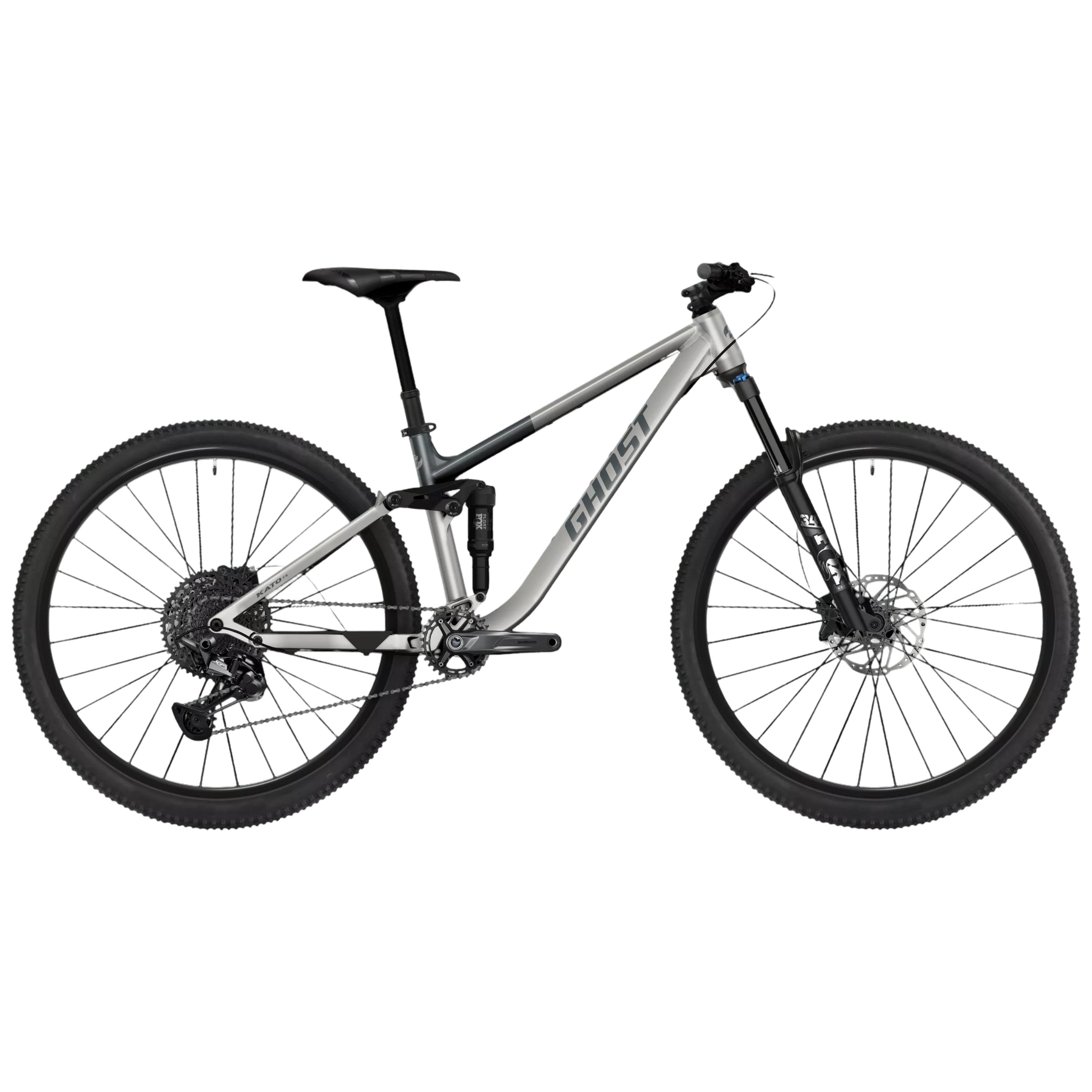 Bicicleta MTB Ghost Kato FS Pro 29" 2026-Argintiu-M