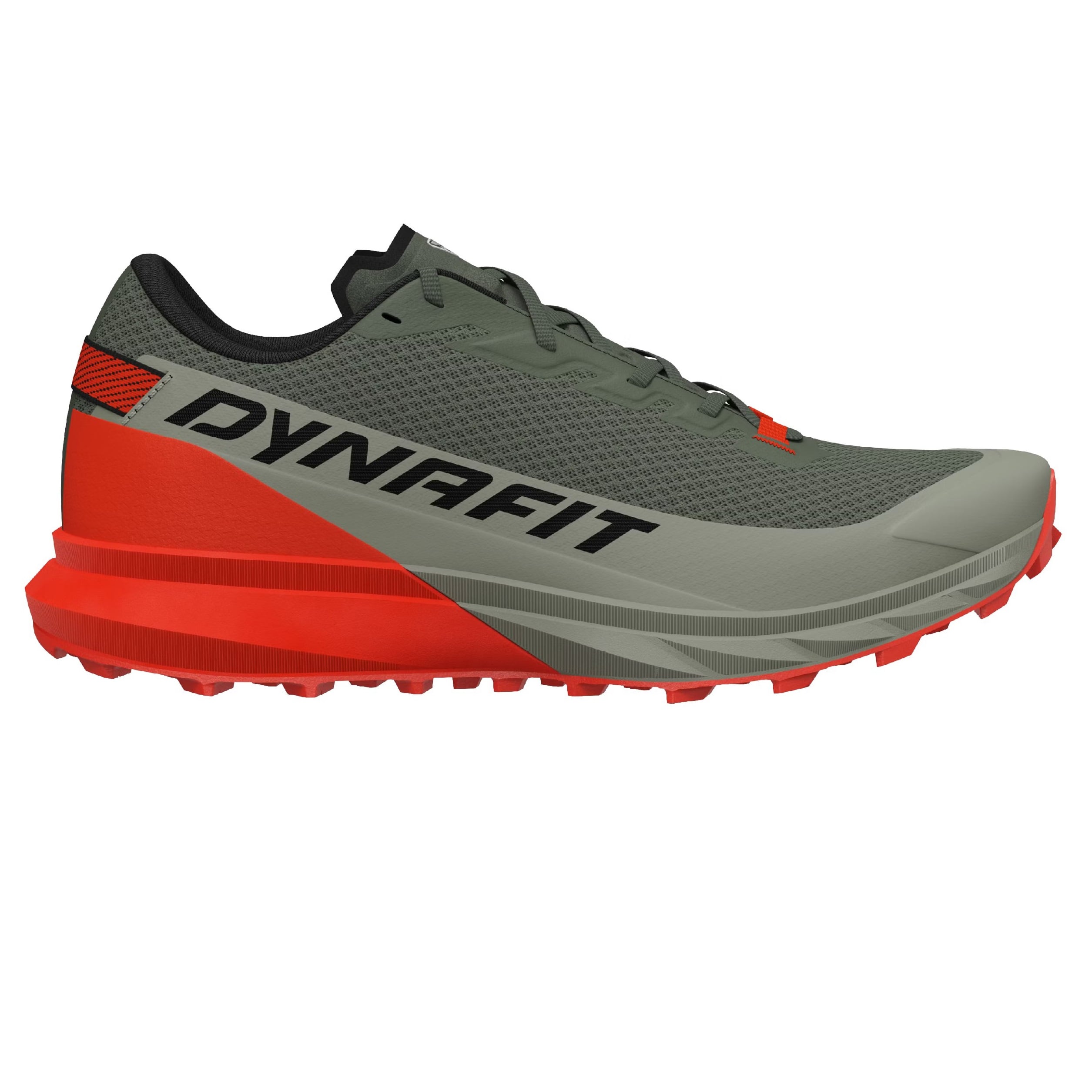 Pantofi alergare trail barbati Dynafit Ultra-Kaki/Rosu-42