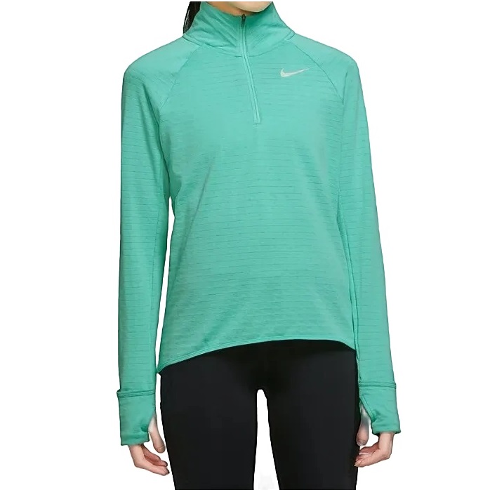 Bluza alergare dama Nike Therma-FIT Element 1/2-Zip-Verde-XS