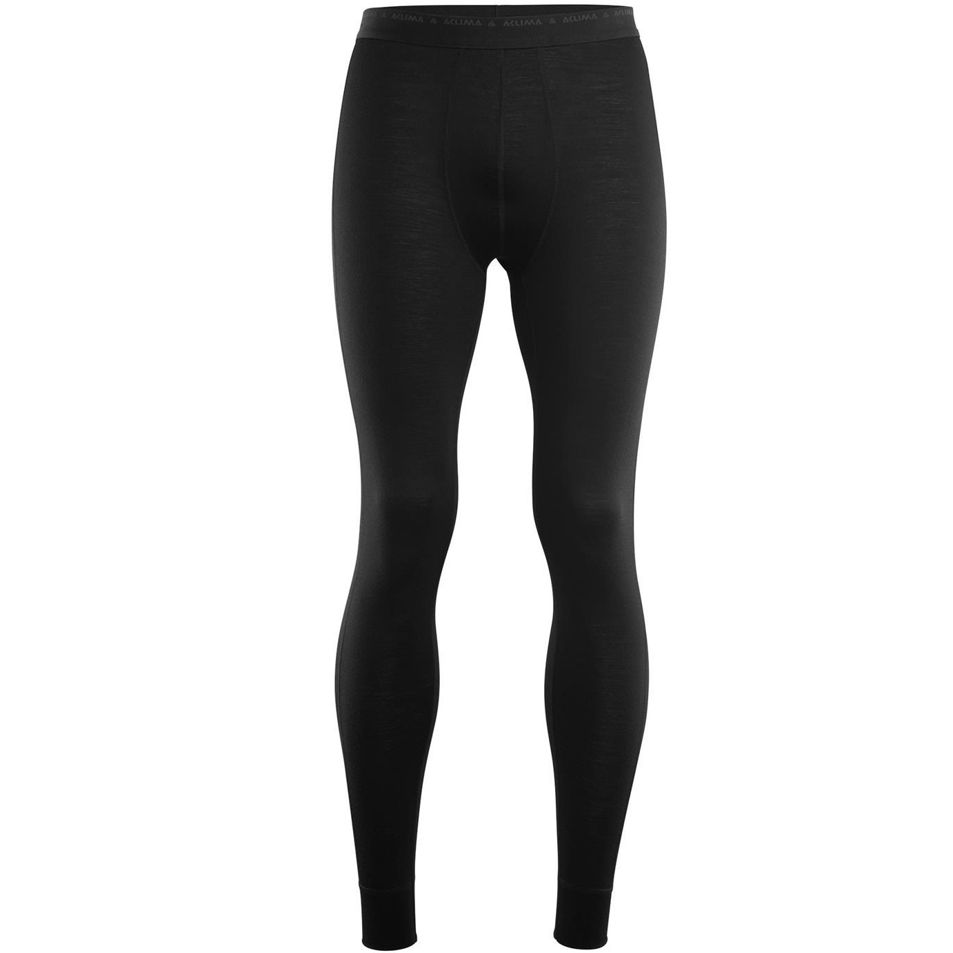 Pantaloni de corp merino barbati Aclima LightWool Longs-Negru-S