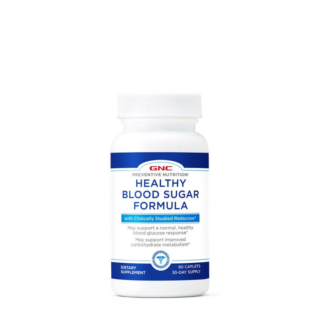 Gnc Preventive Nutrition Blood Sugar Formula cu Reducose pentru Reglarea Zaharului din Sange 60 Tb