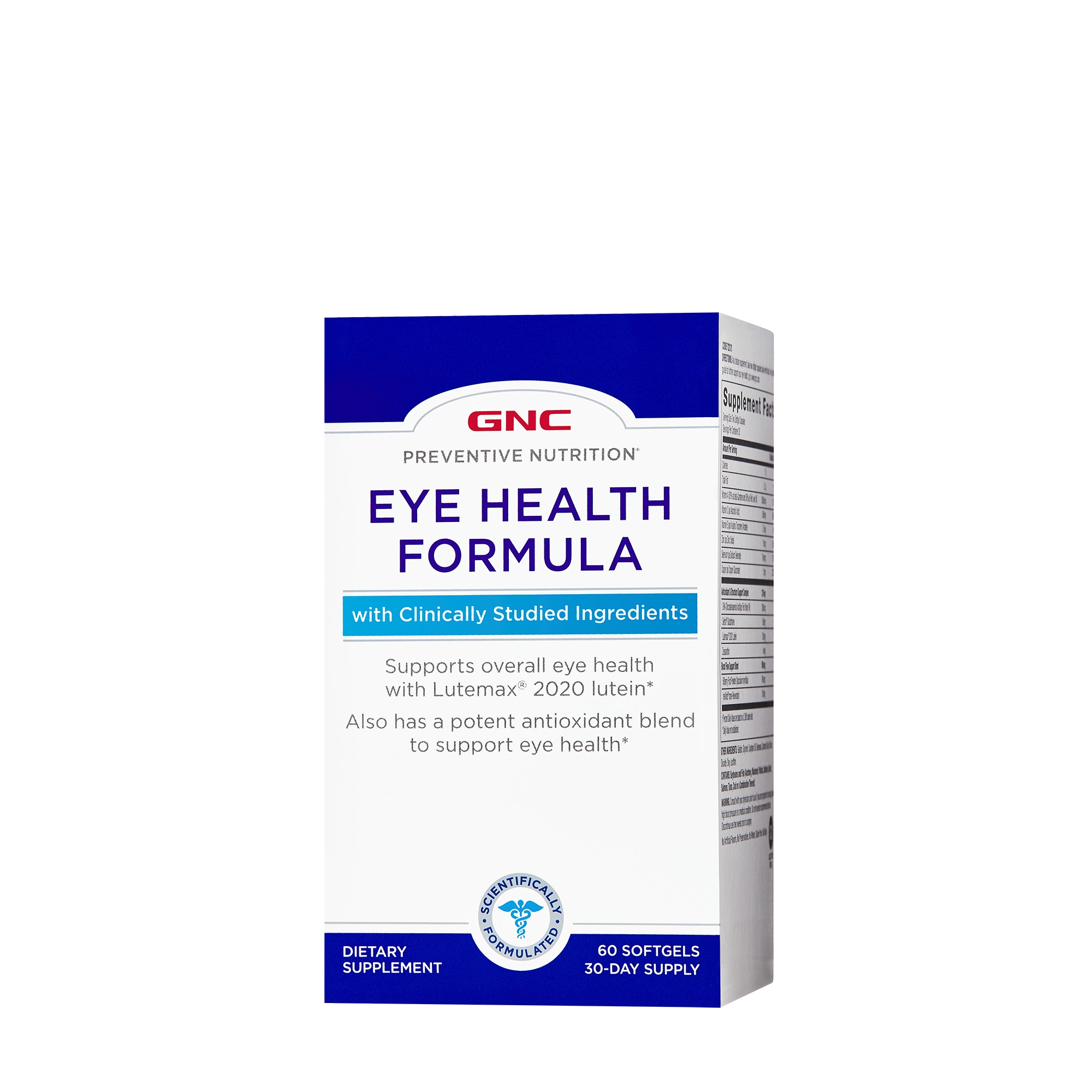 Formula pentru sanatatea ochilor GNC Preventive Nutrition Eye Health, 60 Cps