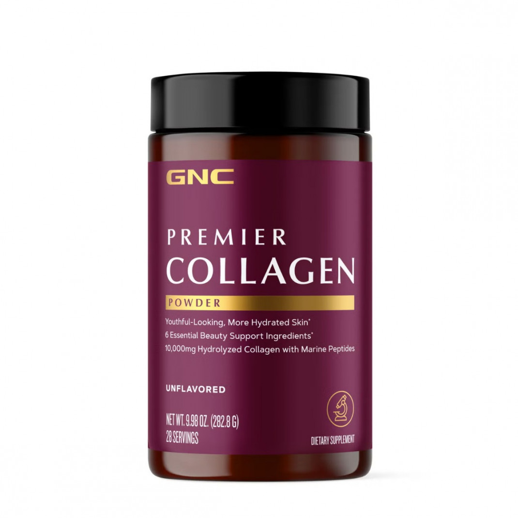 Formula Premium de Peptide de Colagen Hidrolizat fara Aroma Gnc Premier Collagen Powder 282.8 G