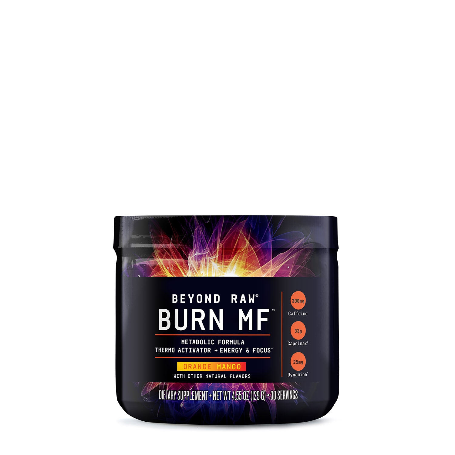 Termogenic Arzator de Grasimi cu Aroma de Portocale si Mango Gnc Beyond Raw Burn Mf 129 G
