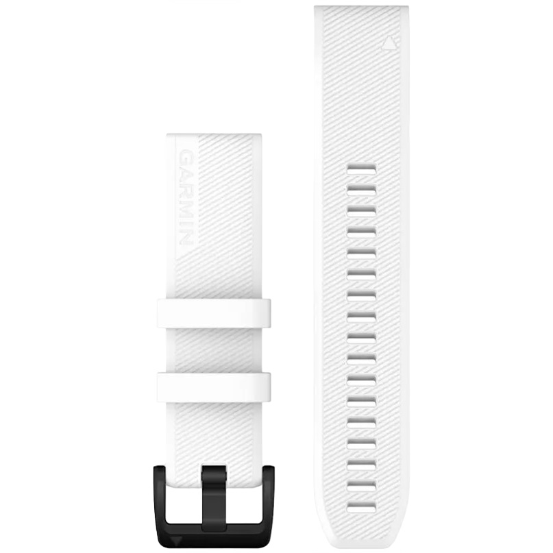 Curea silicon ceas Garmin Fenix/ Instinct/ Quatix/ Forerunner 22 mm-Alb
