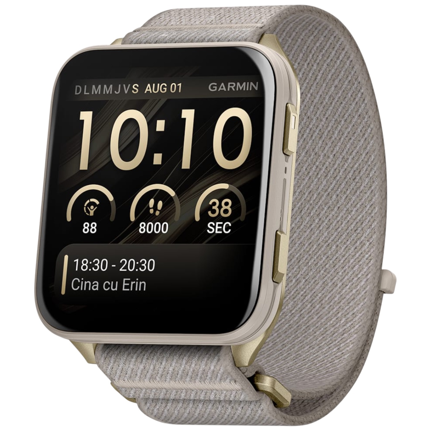 Ceas Garmin Venu X1-Auriu